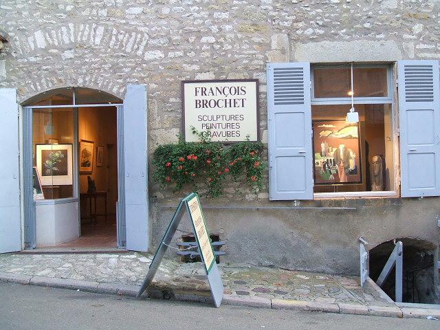 La galerie à Vézelay